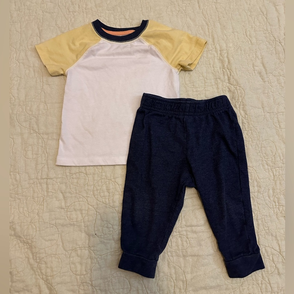 12 Month Cat and Jack Matching Set